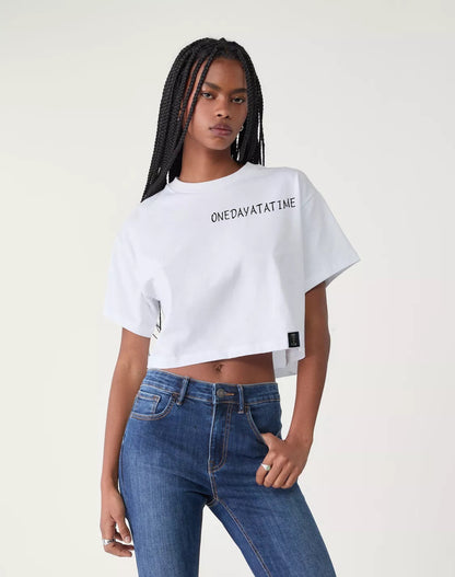 Womens`boxy tee BLACK LABEL